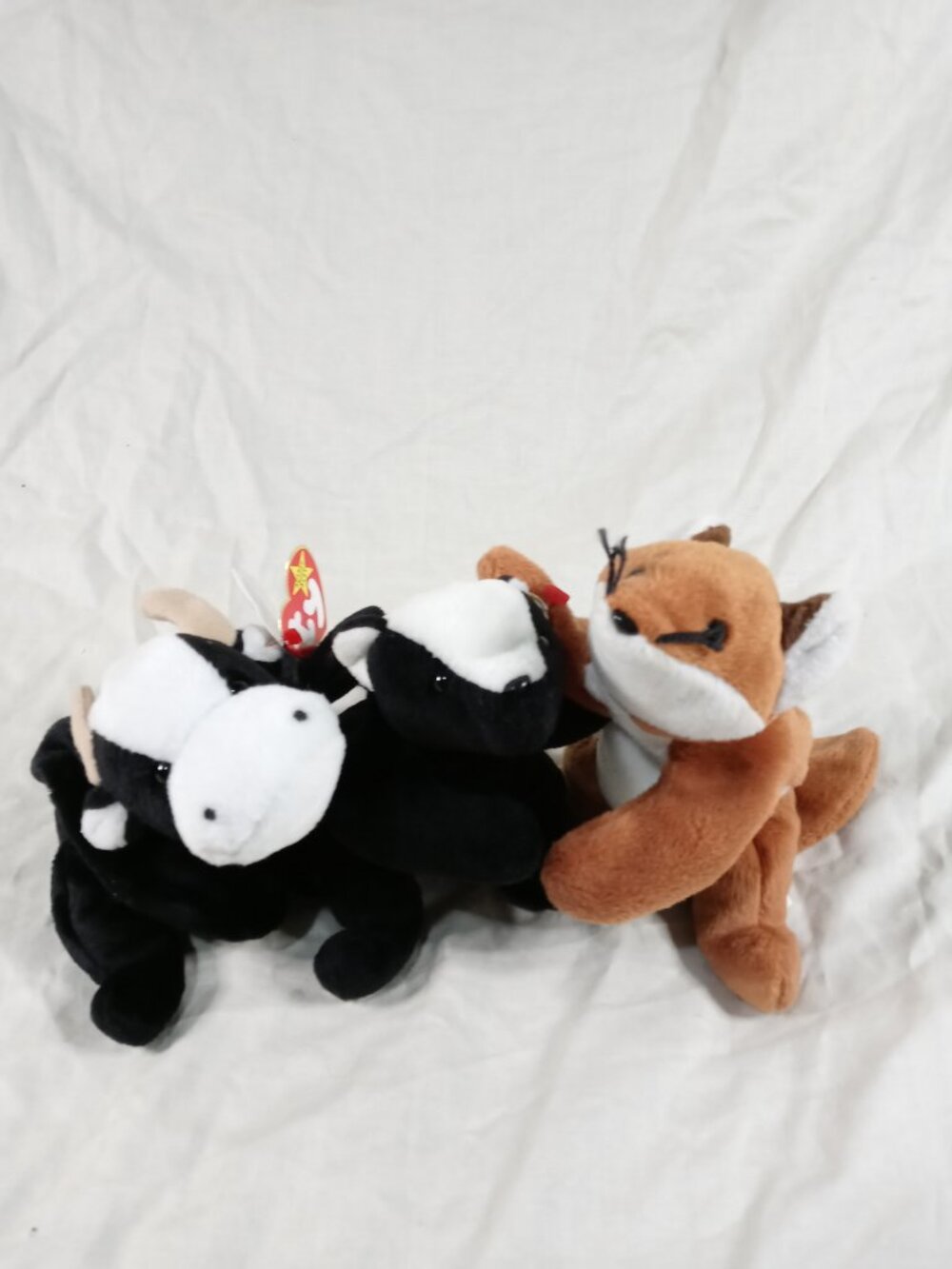 Ty Original Beanie Babies Collection 3 Rare Vintage 93'/ 95'/ 96' Plush w Tags